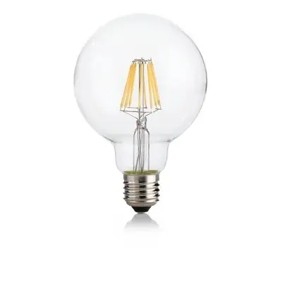 Ideal Lux 271606 LED žárovka Globe 1x8W | E27 | 3000K - čirá