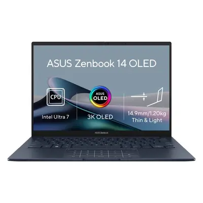 Notebook ASUS Zenbook 14 OLED UX3405MA-OLED165X Ponder Blue celokovový