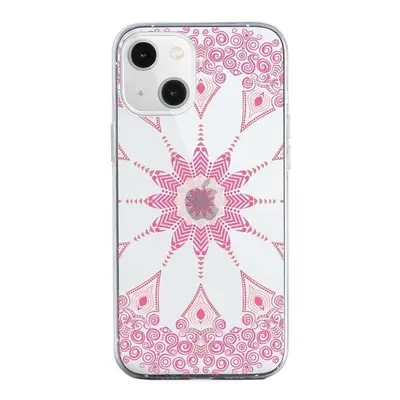 Kryt na mobil TopQ iPhone 13 mini silikon Pink Mandala 64711