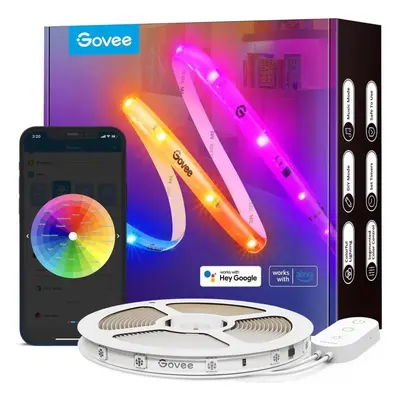 LED pásek Govee WiFi RGBIC Smart PRO LED pásek 10m - extra odolný