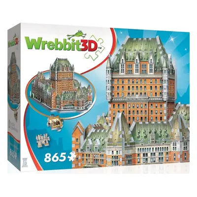 3D puzzle WREBBIT 3D puzzle Le Château Frontenac 865 dílků