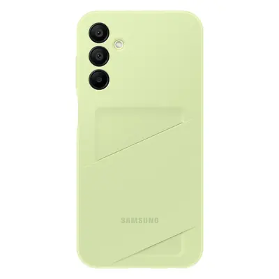 Kryt na mobil Samsung Galaxy A15 Zadní kryt s kapsou na kartu Limetková