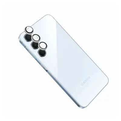 Ochranné sklo na objektiv FIXED Camera Glass pro Samsung Galaxy A55 5G stříbrná