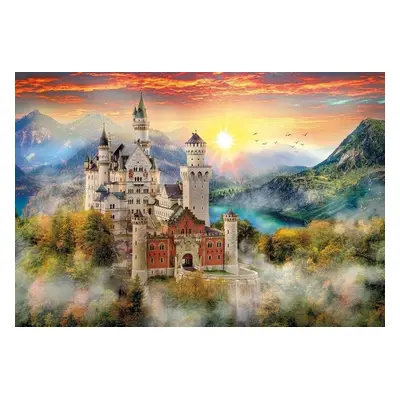 Puzzle Clementoni Puzzle Zámek Neuschwanstein 2000 dílků