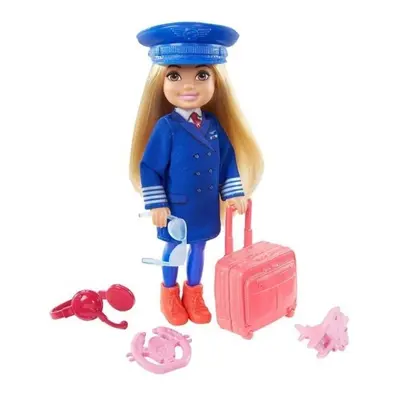 Mattel Barbie Chelsea v povolání Pilotka, GTN90