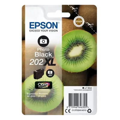 Epson originální ink C13T02H14010, 202 XL, photo black, 7.9ml, Epson XP-6000, XP-6005