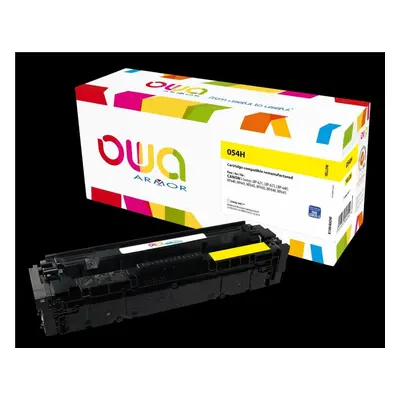 OWA Armor toner kompatibilní s Canon CRG-054H Y, 2300st, žlutá/yellow