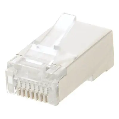 Konektor 100-pack,Datacom RJ45, CAT5E, STP, 8p8c, stíněný, neskládaný, na licnu (lanko)