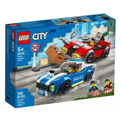 LEGO stavebnice LEGO City Police 60242 Policejní honička na dálnici