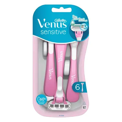 Dámská holítka GILLETTE Venus Sensitive Smooth, dámská holítka, 6 ks