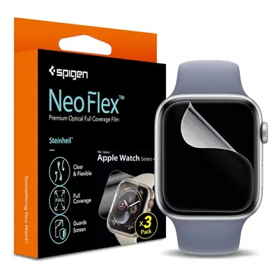 Ochranná fólie Spigen Film Neo Flex 3 Pack Apple Watch 9/8/7 (41mm)/SE 2022/6/SE/5/4 (40mm)