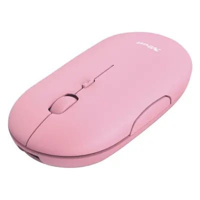 Myš Trust Puck Wireless BT Silent Mouse, růžová