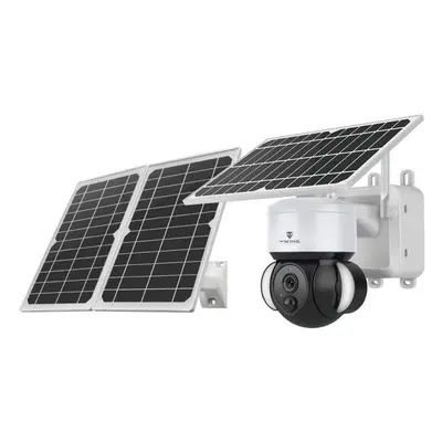 IP kamera Viking Solární HD kamera HDs02 4G bílá