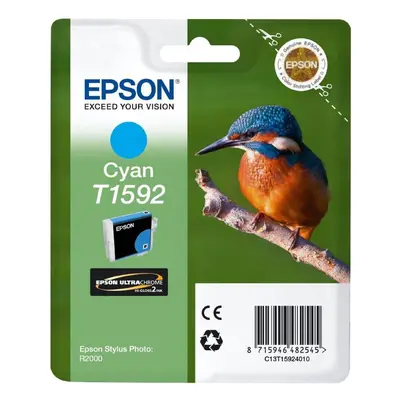 Cartridge Epson T1592 azurová