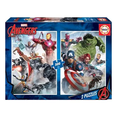 Puzzle Educa Puzzle Avengers 2x500 dílků