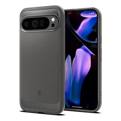 Kryt na mobil Spigen Rugged Armor Marble Gray Google Pixel 9 Pro/Pixel 9