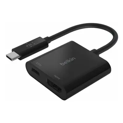 Belkin USB-C adaptér na HDMI + 60W napájení, černá