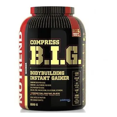 Gainer Nutrend COMPRESS B.I.G., 2100 g, jahoda