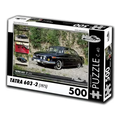 Puzzle Retro-auta Puzzle č. 40 Tatra 603-2 (1975) 500 dílků