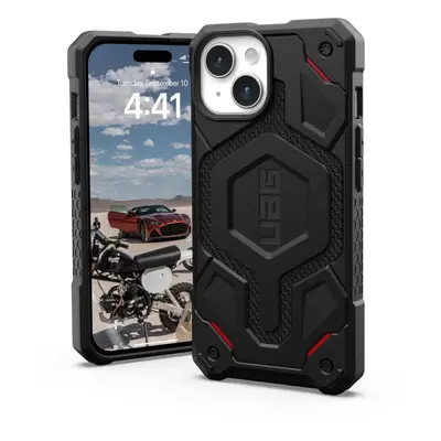 Kryt na mobil UAG Monarch Pro MagSafe Kevlar Black iPhone 15