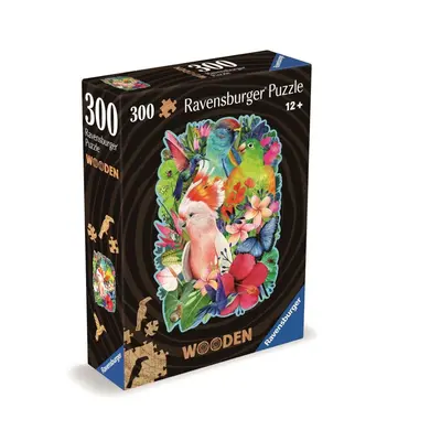 Puzzle Ravensburger 120007609 Dřevěné puzzle Barevní papoušci