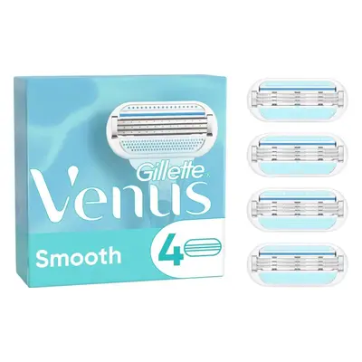 Dámské náhradní hlavice GILLETTE Venus Smooth, dámské náhradní hlavice, 4 ks