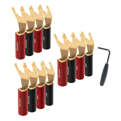 Audioquest SureGrip 100 spade gold (set 12 ks) - vidličky zlaté