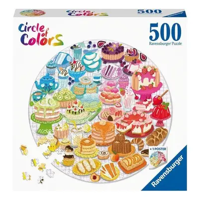 Puzzle Ravensburger puzzle 171712 Barevné dezerty 500 dílků