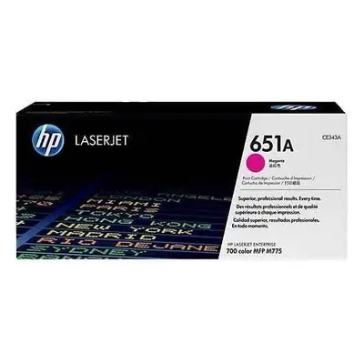 Toner HP CE343A č. 651A purpurový originální