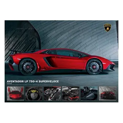 EUROGRAPHICS Puzzle Lamborghini Aventador LP 750-4, 1000 dílků