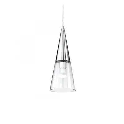 závěsné stropní svítidlo Ideal lux Cono SP1 017440 1x40W E14 - chrom