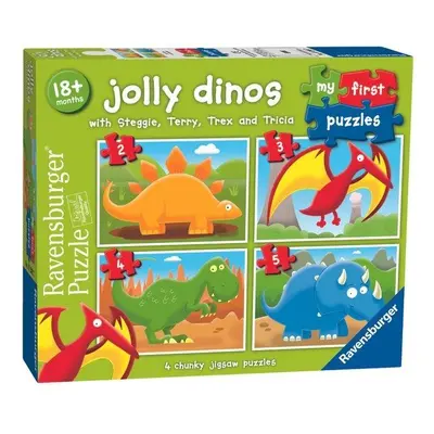 Puzzle Moje první puzzle Veselí dinosauři 2/3/4/5 dílků