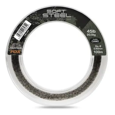 FOX Vlasec Soft Steel Leader Fleck Camo 100m 0,60mm 20,5kg