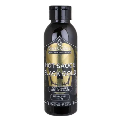 BBQ grilovací omáčka HOT Black Gold 500ml Saus.Guru