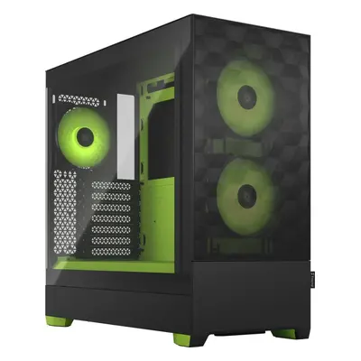 Počítačová skříň Fractal Design Pop Air RGB Green Core TG Clear Tint