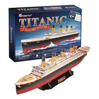 3D puzzle Cubicfun 3D puzzle Titanic (velký) 113 dílků