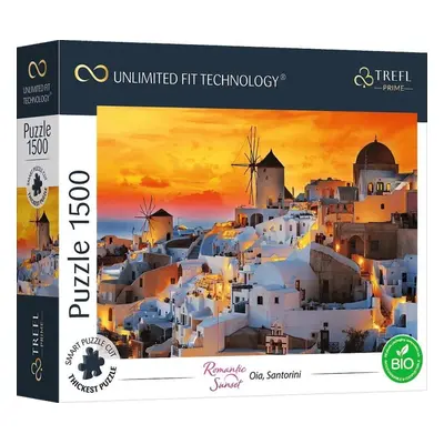 Puzzle Trefl Puzzle UFT Romantic Sunset: Oia, Santorini 1500 dílků