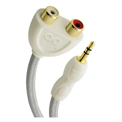 Audioquest FLX-mini / RCA adaptér 3,5 jack na 2 x RCA, kabel 15 cm