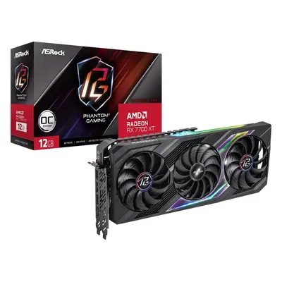 Grafická karta ASROCK Radeon RX 7700 XT Phantom Gaming 12G OC