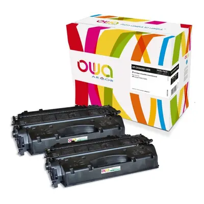 OWA Armor sada kompatibilní s HP CE505XD, 2x6500st, černá/black