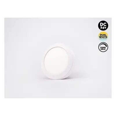 Kama Lights Přisazený LED panel 24V Dual White PLP170R 12W, černá