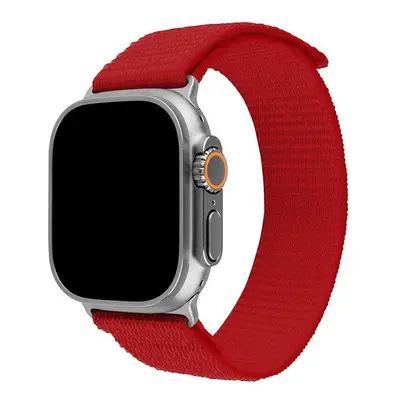 Řemínek FIXED Nylon Sporty Strap pro Apple Watch Ultra 49mm červený