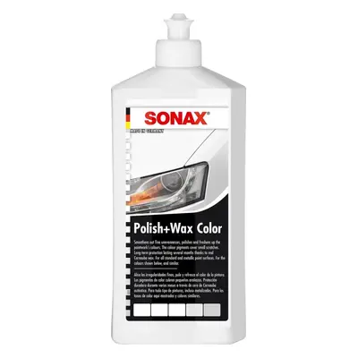 Vosk na auto SONAX Polish & Wax COLOR bílá, 500ml