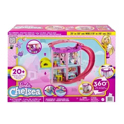 Mattel Barbie Chelsea Dům se skluzavkou, HCK77