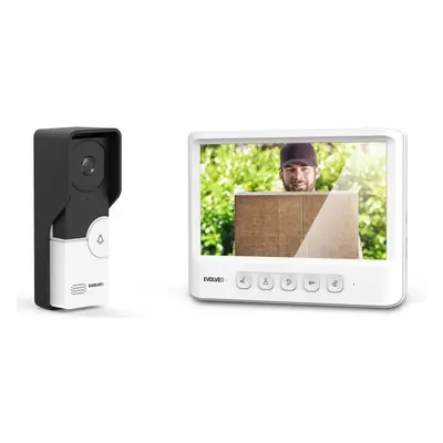 Videotelefon EVOLVEO DoorPhone IK06 set video dveřního telefonu s pamětí a barevným displejem