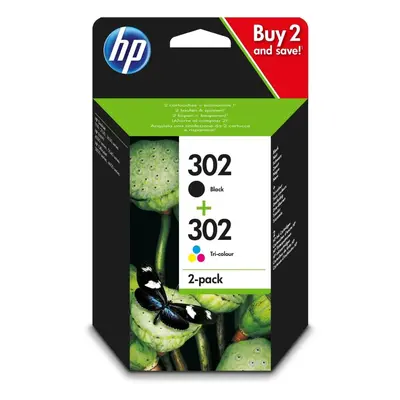 Cartridge HP X4D37AE č. 302 combo pack černá a barevná