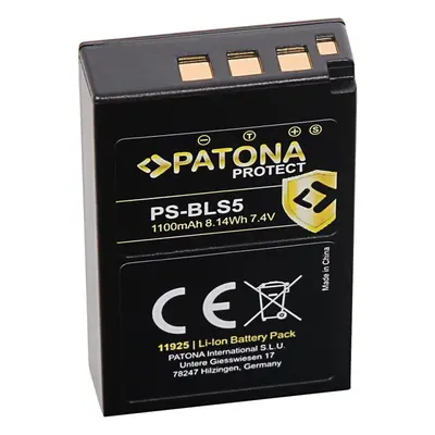 Baterie pro fotoaparát PATONA pro Olympus BLS5 1100mAh Li-Ion Protect