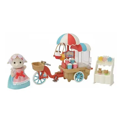 Set figurek a příslušenství Sylvanian Families Popcorn pojízdná prodejna s ovečkou