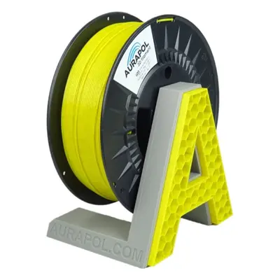 Filament AURAPOL PLA 3D Filament Žlutý Mramor 1 kg 1,75 mm