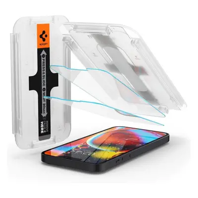 Ochranné sklo Spigen tR EZ Fit Transparency Sensor Open 2 Pack iPhone 13 mini